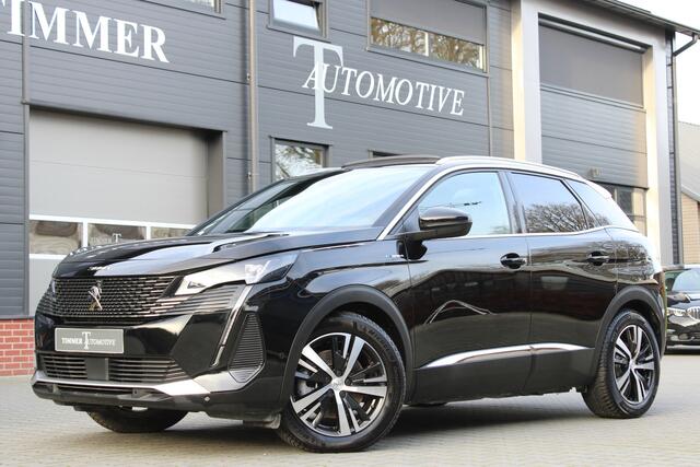 Peugeot 3008 1.6 plug-in Hybrid GT 300-pk - Panoramadak - 18 inch - Adaptive cruise control -Stoelverwarming - Zwart metallic