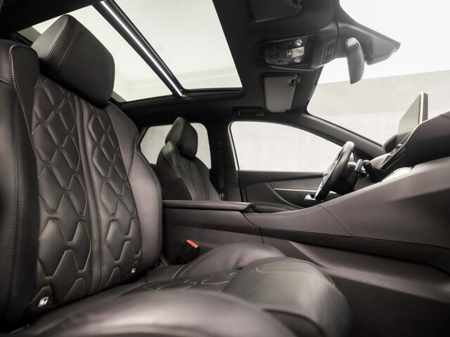 Peugeot 3008 1.6 e-THP GT Line 165Pk Automaat (PANORAMADAK, NAPPA LEDER, MEMORY SEATS, STOELVERWARMING, FOCAL AUDIO, KEYLESS, 360 CAMERA, PARELMOER, GETINT GLAS, NIEUWSTAAT)