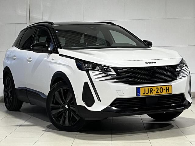 Peugeot 3008 GT Pack 1.6 PHEV HYbrid4 300pk 4x4 e-EAT8 | NAPPA LEDER | FOCAL AUDIO | BLACK PACK | PANODAK | TREKHAAK | STOELMASSAGE | FULL LED | TWO-TONE! | ISOFIX |