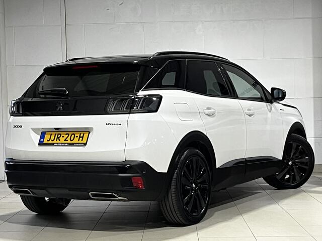 Peugeot 3008 GT Pack 1.6 PHEV HYbrid4 300pk 4x4 e-EAT8 | NAPPA LEDER | FOCAL AUDIO | BLACK PACK | PANODAK | TREKHAAK | STOELMASSAGE | FULL LED | TWO-TONE! | ISOFIX |