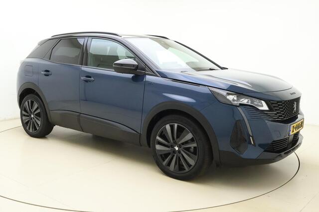 Peugeot 3008 1.2T GT 130PK | AUTOMAAT | Elektrische Kofferklep | 1400 KG trekgewicht | Stoelverwarming | Adaptive Cruise Control | Camera | Full LED | Black Pack