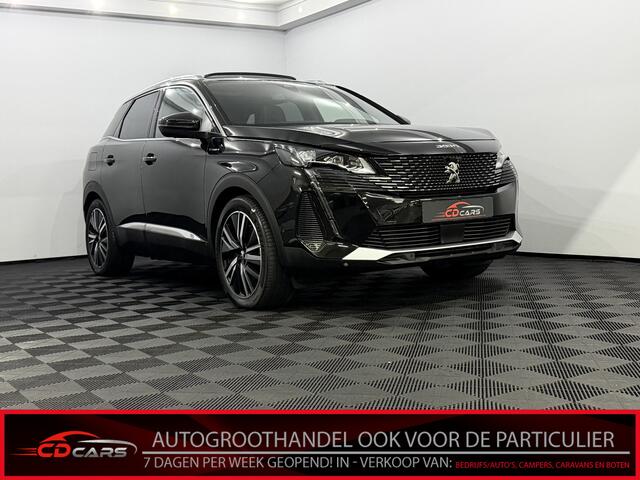 Peugeot 3008 1.6 HYbrid4 300 GT Pack Business Panoramadak, 360 Camera, Navi, Keyless start, Rijstrook correctie, Stoelverwarming, Elektrische achterklep, Half leder