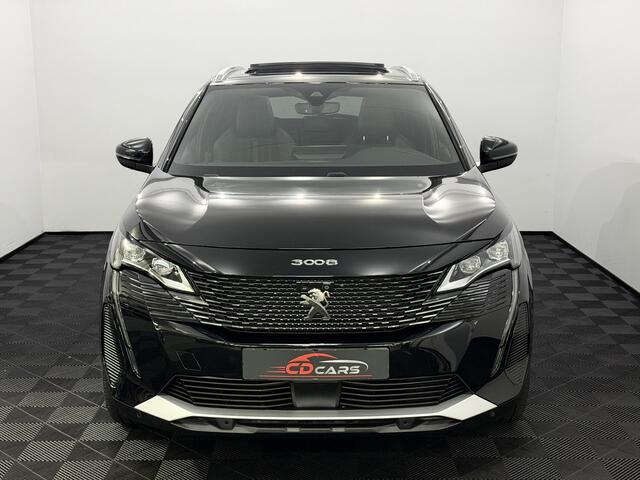 Peugeot 3008 1.6 HYbrid4 300 GT Pack Business Panoramadak, 360 Camera, Navi, Keyless start, Rijstrook correctie, Stoelverwarming, Elektrische achterklep, Half leder