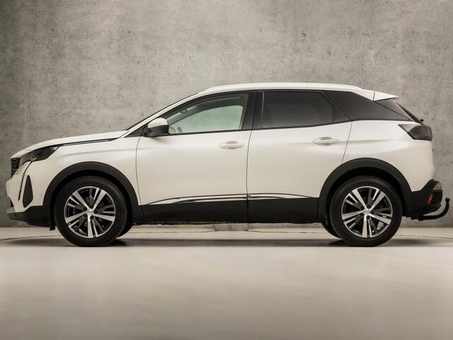 Peugeot 3008 1.2 PureTech Allure Sport Automaat (APPLE CARPLAY, PARELMOER, GROOT NAVI, 360 CAMERA, GETINT GLAS, LEDER, SPORTSTOELEN, TREKHAAK, KEYLESS, NIEUWSTAAT)