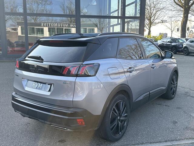 Peugeot 3008 1.6 HYbrid 225 GT PHEV | BLACK OPTIC| FOCAL AUDIO| STOELVERWARMING| CAMERA VOOR+ ACHTER| ADAPTIVE CRUISE CONTROL| DODE HOEK SENSOR| ELEK. ACHTERKLEP| STANDKACHEL