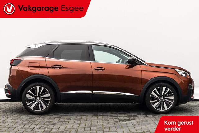 Peugeot 3008 1.2 131 PK PureTech GT Line| D-B Riem is VV | Pano-dak | Trekhaak | Hoge zit en Instap | | Clima | Pdc | Navi | Getint Glas | Carplay - Android | Lichtmetalen velgen 19" |