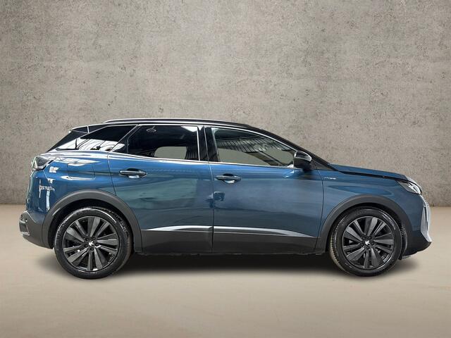 Peugeot 3008 1.6 HYbrid 225 GT Sport 225Pk Automaat (PANORAMADAK, APPLE CARPLAY, MEMORY SEATS, LEDER/ALCANTARA, STOELVERWARMING, FOCAL AUDIO, KEYLESS, ZWART HEMEL, NIEUWSTAAT)