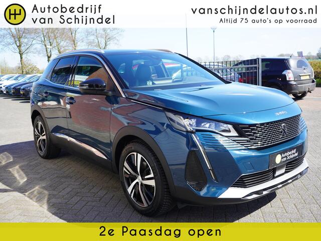 Peugeot 3008 1.2 PURETECH 131PK AUTOMAAT GT PACK LUXE PERFECT ONDERHOUDEN OKT 2021 LUXE LEDER 4X ZGAN ALL SEASON BANDEN ZWARTE HEMEL ADAPTIEVE CRUISE CAMERA ANDROID-APPLECARPLAY VIRTUEEL COCKPIT FULL LED STOELVERWARMING ENZ...