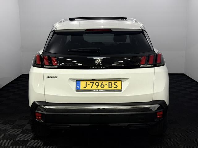 Peugeot 3008 1.2 PureTech Blue Lease Premium Avantage Panoramadak, Camera, Navi, Half leder, Elektrische achterklep, Virtual desk, Cruise control, Memory stoelen