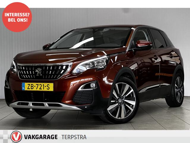 Peugeot 3008 1.2 PureTech Allure/ D-Riem verv: 118.000 KM!/ Trekhaak/ Half-Leder/ 19'' LMV/ Extra getint glas/ Keyless/ Elek. Kofferklep/ Apple + Android/ Navi/ Clima/ Cruise/ Bluetooth/ Multi. LEDER. Stuur/ PDC V+A/ Chroom.