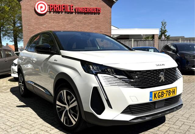 Peugeot 3008 1.6 HYbrid 225 pk Allure * Automaat * * Navigatie * 1/2 Lederen interieur * Stekker Hybride + Benzine * Elektronische Achterklep bed. * Adaptive Cruise Control * Keyless Start * Vingerhoets; Vierde Generatie Eersteklas Service. Al meer dan 100 jaar een be