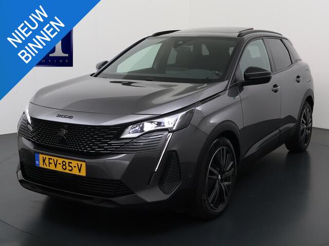 Peugeot 3008 1.6 HYbrid 225 GT Pack Business PANO| ELEKTRISCHE ACHTERKLEP| BLACK PACK| ADAPTIVE CRUISE CONTROL| CAMERA VOOR + ACHTER| FOCAL AUDIO| STOELVERWARMING| STANDKACHEL|