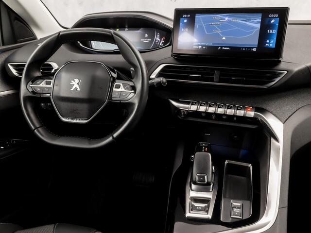 Peugeot 3008 1.2 PureTech Sport Automaat (APPLE CARPLAY, GROOT NAVI, 360 CAMERA, KEYLESS, SPORTSTOELEN, GETINT GLAS, TREKHAAK, NIEUWE APK, NIEUWSTAAT)