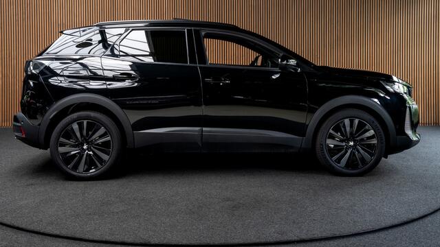 Peugeot 3008 1.2 Hybrid 145 GT Black Pack Pano Massage Leer 360° Focal Memory seats Navi PDC Elektr. achterlep Climate C. Cruise C. LM velgen