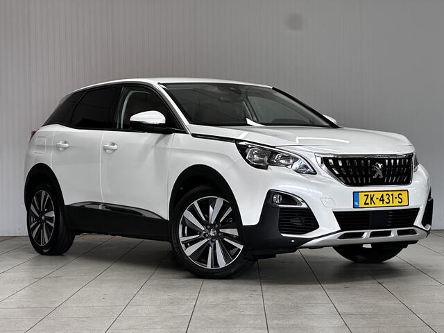 Peugeot 3008 1.2 PureTech Premium/ D-Riem verv: 170.000 KM!/ Parelmoer Wit/ Trekhaak/ Virtual Dashb./ Lane-Assist./ 19'' LMV/ LEDER/ Keyless/ Stoelverw./ Elek. Kofferklep/ Camera/ PDC.