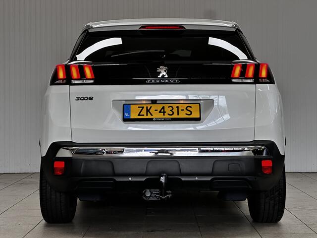 Peugeot 3008 1.2 PureTech Premium/ D-Riem verv: 170.000 KM!/ Parelmoer Wit/ Trekhaak/ Virtual Dashb./ Lane-Assist./ 19'' LMV/ LEDER/ Keyless/ Stoelverw./ Elek. Kofferklep/ Camera/ PDC.