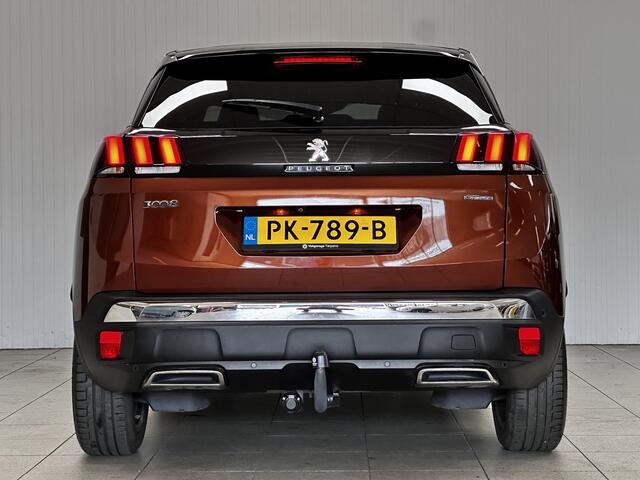 Peugeot 3008 1.6 e-THP GT Line/ DEALER ONDERHOUDEN!/ Automaat/ Virtual Dashb./ Two-Tone/ 19'' LMV/ LED Koplampen/ LEDER/ Apple + Android/ Stoelverw./ Lane-Assist./ Dode-Hoek DET./ Zwarte-Hemel/ Elek. Kofferklep/ Camera.