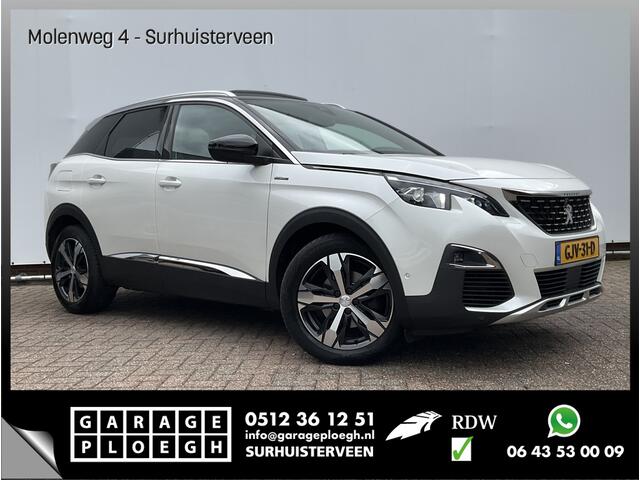 Peugeot 3008 1.6 181PK GT Line Automaat Trekhaak Pano Leer Adap.Cruise 360° Carplay Voll.Onderhouden BOMVOL!