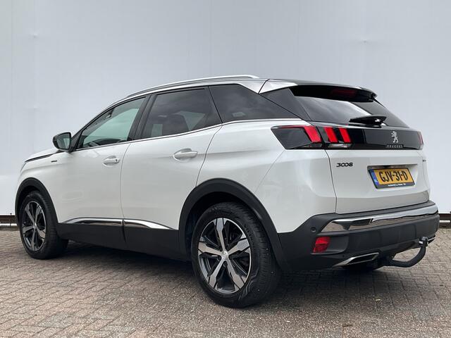 Peugeot 3008 1.6 181PK GT Line Automaat Trekhaak Pano Leer Adap.Cruise 360° Carplay Voll.Onderhouden BOMVOL!