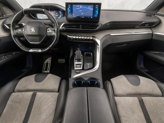 Peugeot 3008 1.6 HYbrid4 300 GT Sport 300Pk Automaat (PANORAMADAK, APPLE CARPLAY, MEMORY SEAT, FOCAL AUDIO, 360 CAMERA, KEYLESS, STOELVERWARMING, ADAPTIVE CRUISE, ELEKTRISCHE ACHTERKLEP, NIEUWSTAAT)