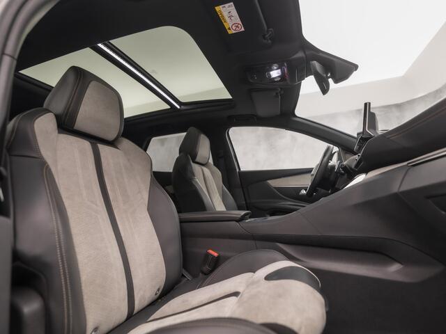 Peugeot 3008 1.6 HYbrid4 300 GT Sport 300Pk Automaat (PANORAMADAK, APPLE CARPLAY, MEMORY SEAT, FOCAL AUDIO, 360 CAMERA, KEYLESS, STOELVERWARMING, ADAPTIVE CRUISE, ELEKTRISCHE ACHTERKLEP, NIEUWSTAAT)