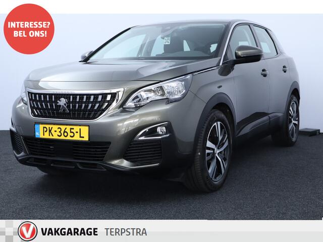 Peugeot 3008 1.2 PureTech Blue Lease Executive /D-Riem Verv. 69.000KM! /Trekhaak! /Apple + Android /Lane Assist /Navi /Climat /Cruise /Elek. pakket /Bluetooth /Regensensor /LED Dagrijverl. /18"LMV /PDC /Isofix /Armsteun.