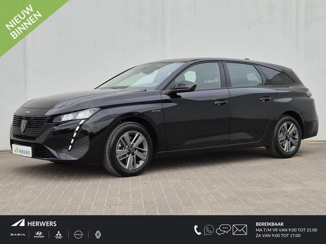 Peugeot 308 SW 1.2 Hybrid 136 e-DCS6 Style Automaat / Apple Carplay Android Auto / Keyless Entry/Start / Adaptief cruise control / Climate control / Navigatie / Lichtmetalen wielen 16" /