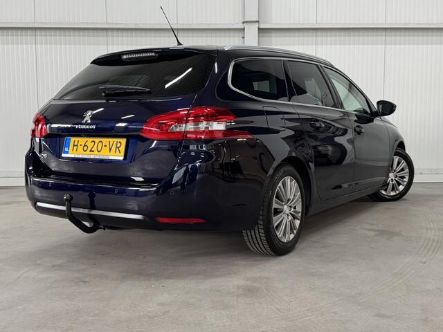 Peugeot 308 SW 1.2 PureTech 131 PK Blue Lease Premium 1/2-LEER PANO CAMERA PDC TREKHAAK LMV CHROOM