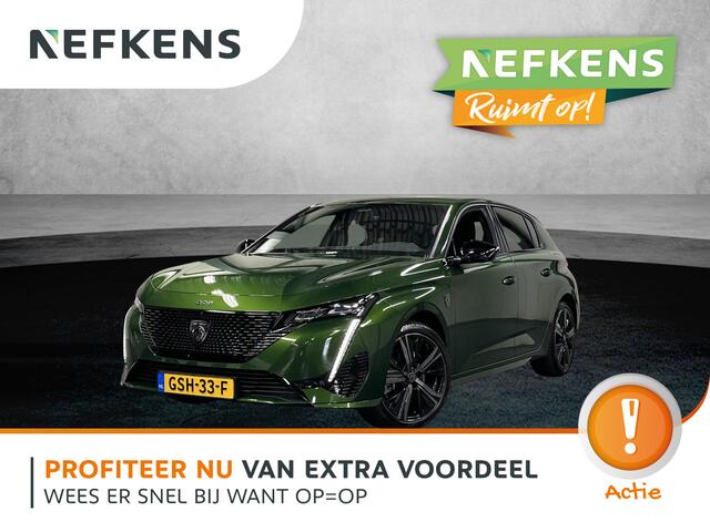 Peugeot 308 1.6 Plug-in Hybrid 225PK GT | AppleCarPlay/AndroidAuto | 18"LMV | AGR Stoel | Navigatie | Adaptive Cruise Control | Climate Control | 360'Camera | Keyless entry | Alcantara/Leer | Privacy Glass | Isofix | Afneembare Trekhaak |