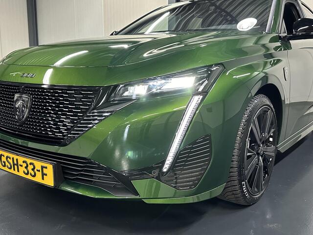Peugeot 308 1.6 Plug-in Hybrid 225PK GT | AppleCarPlay/AndroidAuto | 18"LMV | AGR Stoel | Navigatie | Adaptive Cruise Control | Climate Control | 360'Camera | Keyless entry | Alcantara/Leer | Privacy Glass | Isofix | Afneembare Trekhaak |