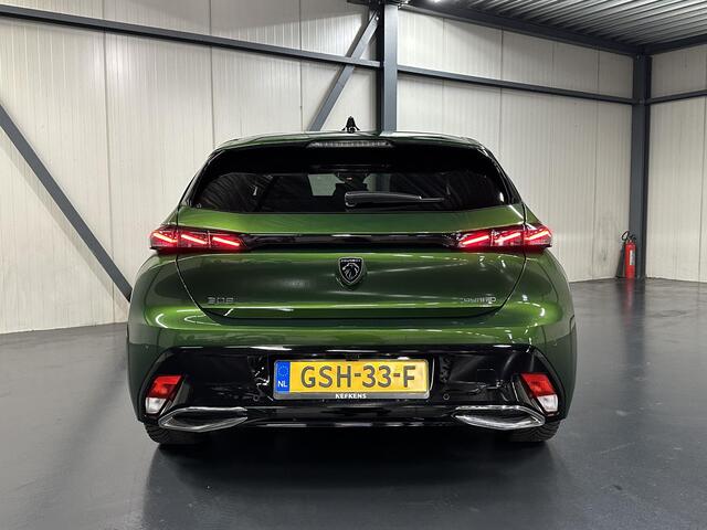 Peugeot 308 1.6 Plug-in Hybrid 225PK GT | AppleCarPlay/AndroidAuto | 18"LMV | AGR Stoel | Navigatie | Adaptive Cruise Control | Climate Control | 360'Camera | Keyless entry | Alcantara/Leer | Privacy Glass | Isofix | Afneembare Trekhaak |