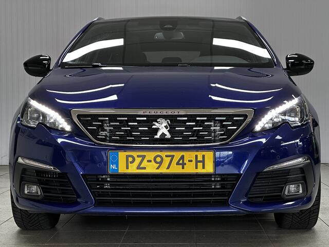 Peugeot 308 SW 1.2 PureTech GT-line/ D-Riem verv. 64.000KM!/ Pano-Dak!/ Camera/ LED Koplampen/ 17''LMV/ DAB+/ Apple+Android/ Clima/ Navi/ Cruise/ Bluetooth/ Multi.LEDER.Stuur/ Elek.Pakket/ Isofix/ PDC V+A.