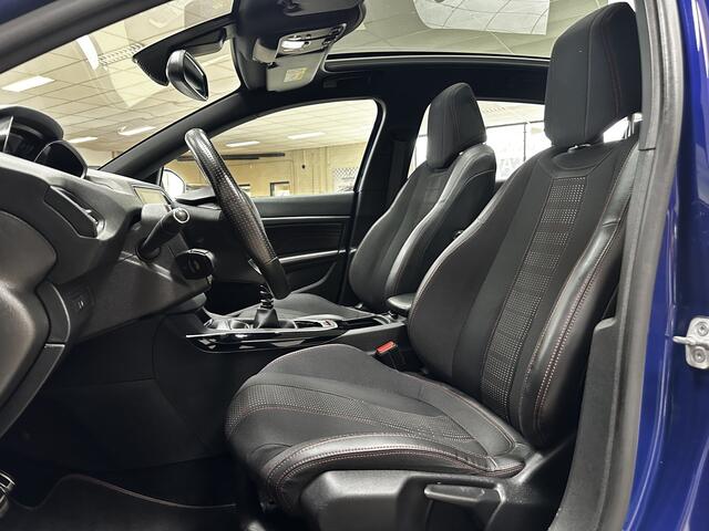 Peugeot 308 SW 1.2 PureTech GT-line/ D-Riem verv. 64.000KM!/ Pano-Dak!/ Camera/ LED Koplampen/ 17''LMV/ DAB+/ Apple+Android/ Clima/ Navi/ Cruise/ Bluetooth/ Multi.LEDER.Stuur/ Elek.Pakket/ Isofix/ PDC V+A.