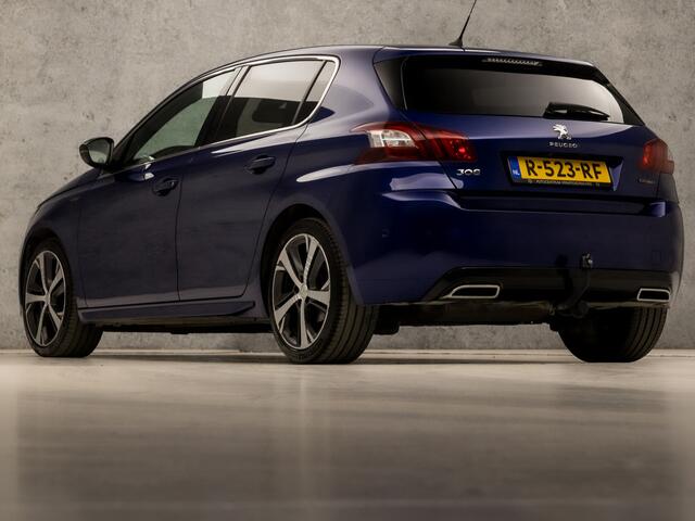 Peugeot 308 1.2 PureTech GT-Line Automaat (PANORAMADAK, APPLE CARPLAY, 360 CAMERA, LEDER/ALCANTARA, KEYLESS, SPORTSTOELEN, ADAPTIVE CRUISE, TREKHAAK, ZWART HEMEL, LED KOPLAMPEN, NIEUWSTAAT)
