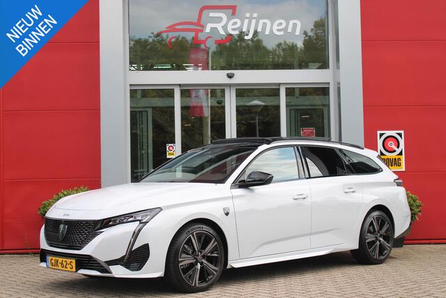 Peugeot 308 SW 1.2 Hybrid 145PK e-DCS6 GT | PANORAMISCH SCHUIF/KANTEL DAK | FOCAL AUDIO SYSTEM | DRAADLOZE APPLE CARPLAY/ANDROID AUTO | DRAADLOZE TELEFOONLADER | 360° CAMERA | ELEKTRISCH BEDIENBARE ACHTERKLEP | FULL LED KOPLAMPEN | NAVIGATIE | LICHTMETALEN VELGEN 18"