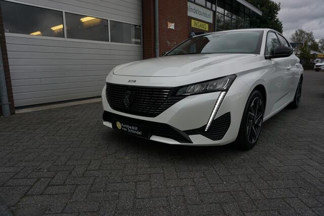 Peugeot 308 1.2 PURETECH 131PK AUTOMAAT ALLURE VOL LUXE!! OKT 2022 360CAMERA ADAPTIEVE CRUISE FULL LED ANDROID/APPLECARPLAY NAVI 17INCH KEYLESS PDC V+A 1/2LEDER CLIMA BLUETOOTH