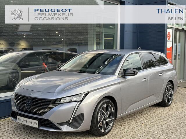 Peugeot 308 SW 1.2 Hybrid 145 PK Automaat Allure hybride Automaat | Navigatie | Climate Control | Adaptieve Cruise Control | Camera | Parkeersensoren | LED Verlichting | 17 Inch Lichtmetalen Velgen | Apple Carplay & Android Auto Draadloos | Zeer Ruime Stationwagen |