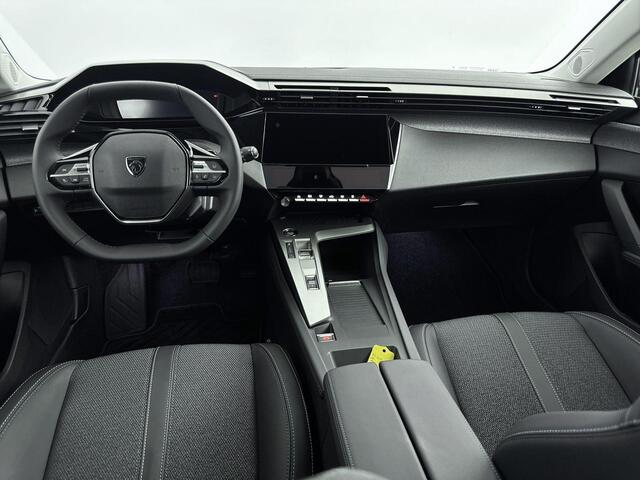 Peugeot 308 SW 1.2 136PK Automaat Hybrid Allure | AppleCarPlay/AndroidAuto | 17"LMV | AGR Stoel | Navigatie | Adaptive Cruise Control | Climate Control | 360'Camera | Keyless entry | Stof/Leer | Privacy Glass | Isofix |