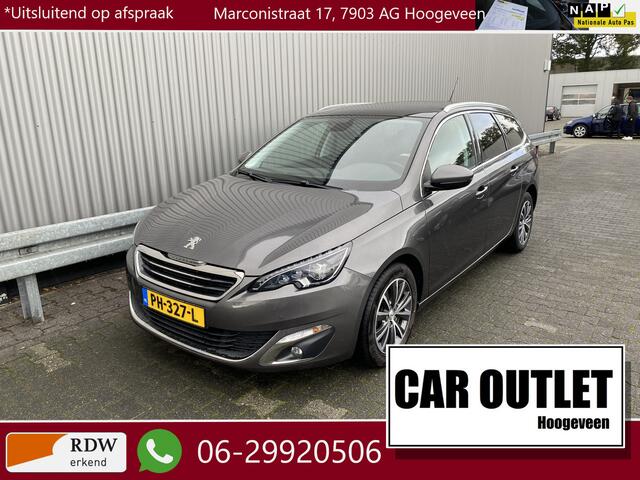 Peugeot 308 SW 1.2 PureTech Blue Lease Premium AUTOMAAT, Clima, CC, PDC, Pano, Bluetooth, LM, Trekh, nw. APK - Inruil Mogelijk -