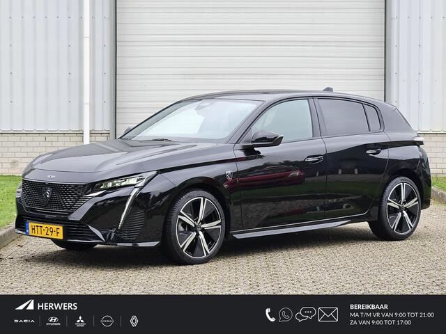 Peugeot 308 GT Hybrid Automaat / Fabrieksgarantie tot 28-3-2027 / 360 Graden Camera / Apple Carplay & Android Auto / Adaptief Cruise Control / Climate Control / Navigatie /