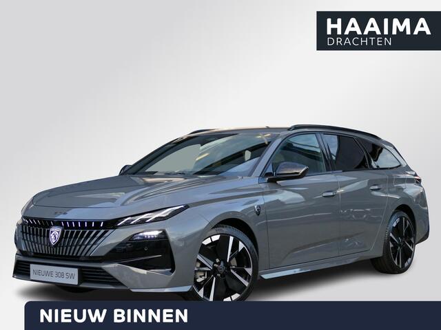Peugeot 308 SW 1.6 Plug-in Hybrid 195 GT | NIEUW MODEL! | 85km EV Actieradius WLTP | 360° Camera | Matrix LED | Apple Carplay/Android Auto | Adaptive Cruise Control | Drive Assist | Elektrische kofferklep | Active Sport Sound | Verlichte grill & logo