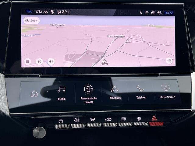 Peugeot 308 1.6 Hybrid 225 GT Automaat Plug-In Hybride / Trekgewicht 1500 kg / Climate control / Leder Alcantara / Drive Assist pakket / Adaptief cruise control / Dode hoek detectie / Keyless / Camera 360° / Parkeersensoren / LED / Navigatie i-Connected Advanced / 