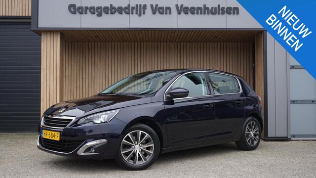 Peugeot 308 1.2 131pk 5Drs PureTech Allure *LEES TEKST* LED Navi Clima Trekhaak 16inch LM *NL auto* Dark Blue Metallic
