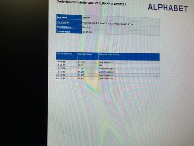 Peugeot 308 1.2 PureTech Active - Digitaal Cockpit, Carplay, Navi, Cruise