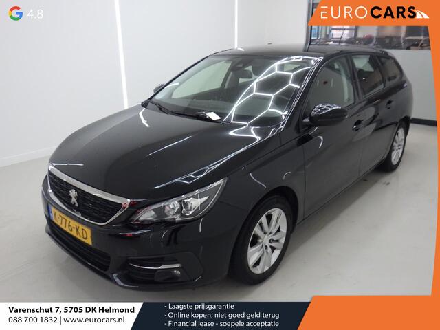 Peugeot 308 SW 1.2 PureTech Blue Lease Active Airco Navi Carplay PDC Achter Trekhaak Lichtmetalen velgen Cruise Control Distr. riem reeds vervangen! APK 01-2027