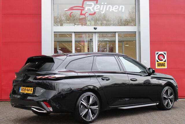 Peugeot 308 SW 1.2 130PK AUTOMAAT GT PACK BUSINESS | ELEKTRISCHE STOEL MET GEHEUGEN FUNCTIE | STOEL/STUUR VERWARMING | ELEKTRISCHE ACHTERKLEP | 360° CAMERA | KEYLESS ENTRY/START | ADAPTIVE CRUISE CONTROL | 19" LICHTMETALEN VELGEN | DRAADLOZE TELEFOONLADER | DRAADLOZE