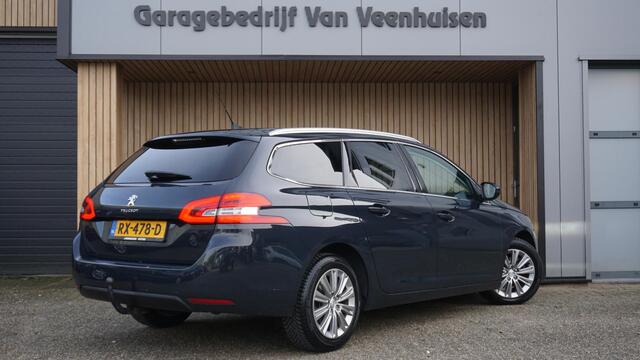 Peugeot 308 SW 1.6 120pk BlueHDI Automaat Premium Pano.Dak H-Leder Trekhaak LED A-Camera *Dis.Riem v.v.*