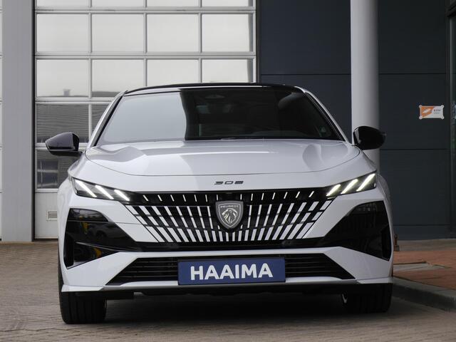 Peugeot 308 1.2 Hybrid 145 e-DCS6 GT | AGR stoelen | Stoel en stuurverwarming | Camera rondom | Adaptieve cruise control | Panoramadak | Afneembare trekhaak | Full led | 18 inch lichtmetalen velgen