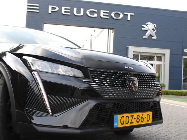 Peugeot 408 Allure 1.6 HYbrid 180PK EAT8 Automaat Navigatie, Rondomzichtcamera, Keyless, Parkeersensoren Voor & Achter, Draadloze Telefoonlader