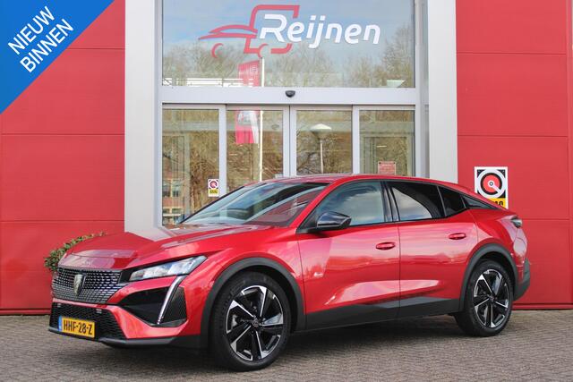 Peugeot 408 1.2 Hybrid 145PK e-DCS6 ALLURE | ACHTERUITRIJ CAMERA | KEYLESS ENTRY/START | DRAADLOOS APPLE CARPLAY/ANDROID AUTO | DRAADLOOS TELEFOONLADEN | DAB+ RADIO | NAVIGATIE | ADAPTIVE CRUISE CONTROL | 19" LICHTMETALEN VELGEN | PARKEERSENSOREN ACHTER |
